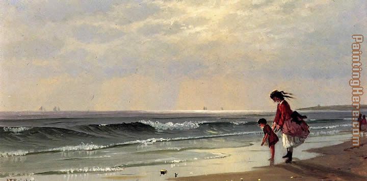At the Shore painting - Alfred Thompson Bricher At the Shore art painting